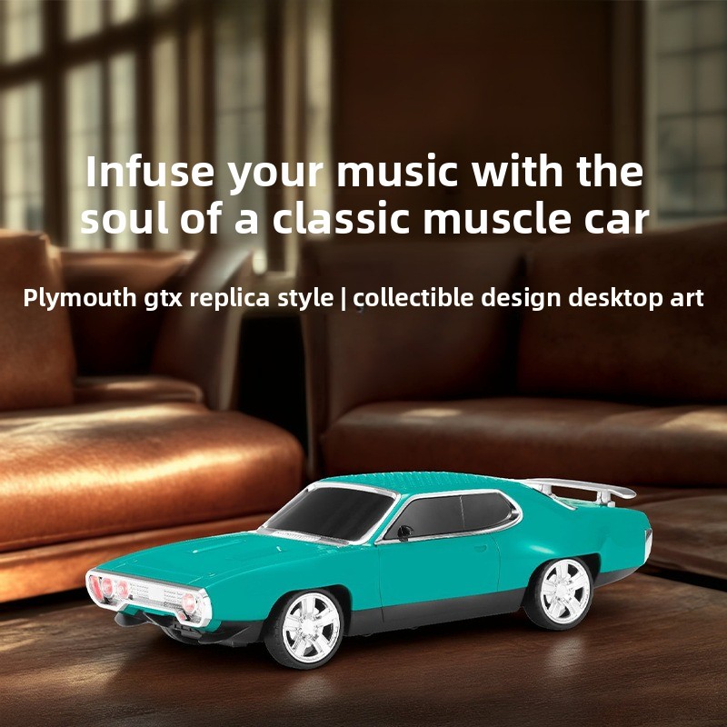 Audio Music Spotify - Bluetoothスピーカー プリマス車モデル オーナメント TFカード デスクトップ ポータブルオーディオプレーヤー