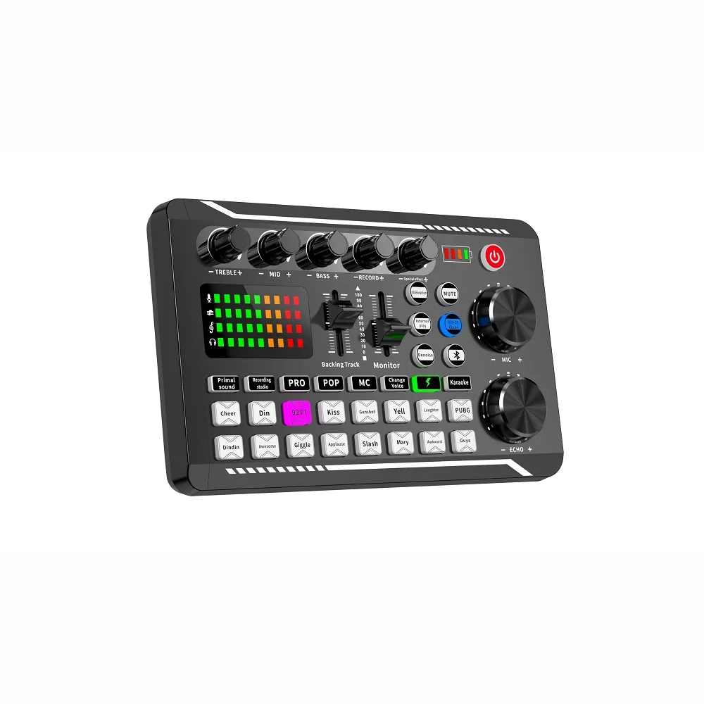 F998 サウンドカード、マイク、サウンドミキサー、オーディ - Audio Music Dj のレビューと価格